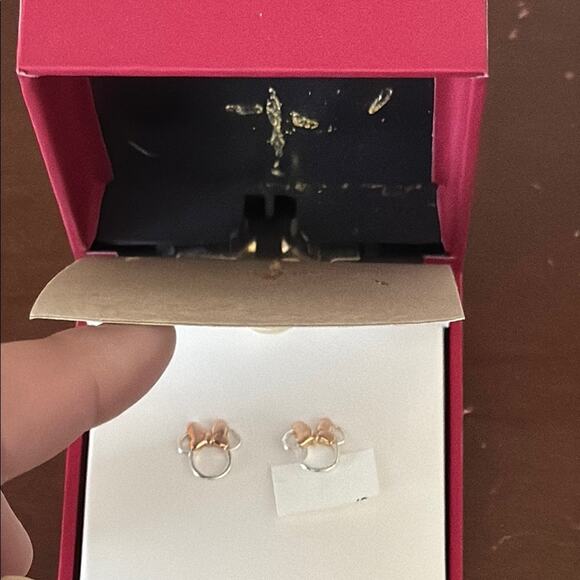 Disney | Rose Gold Sterling Silver Stud Earrings NIB - Picture 4 of 7